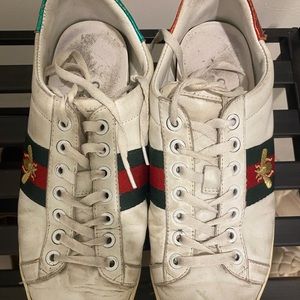 Gucci Red & Green Ace Bee Sneakers
